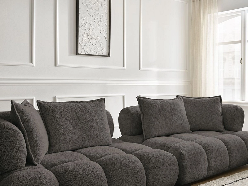 Divano con pouf BOBOCHIC ALYA Divano con pouf BOBOCHIC ALYA
