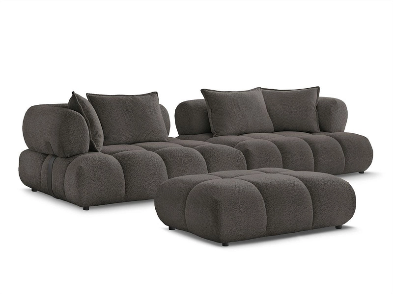 Divano con pouf BOBOCHIC ALYA Divano con pouf BOBOCHIC ALYA
