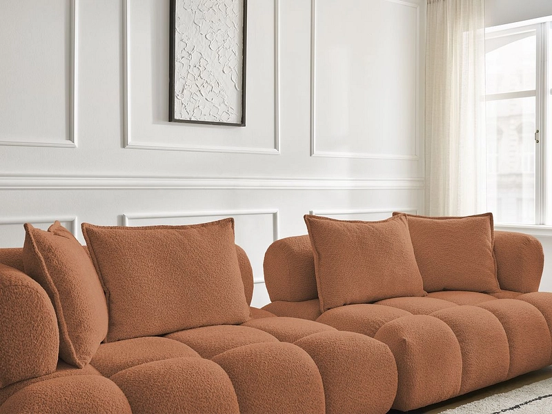 Divano con pouf BOBOCHIC ALYA Divano con pouf BOBOCHIC ALYA