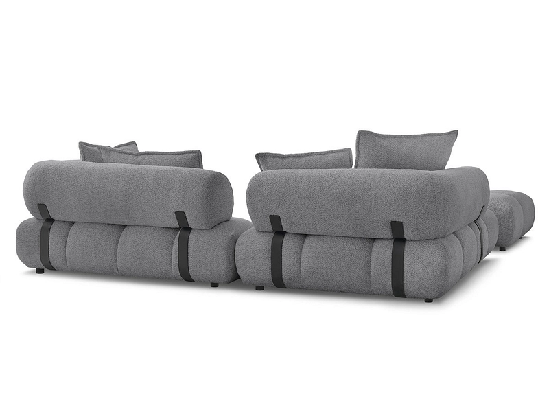 Ecksofa mit Hocker BOBOCHIC ALYA