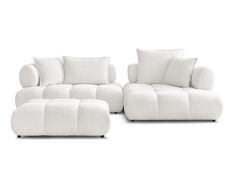 Ecksofa mit Hocker BOBOCHIC ALYA Ecksofa mit Hocker BOBOCHIC ALYA