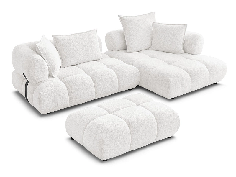 Ecksofa mit Hocker BOBOCHIC ALYA Ecksofa mit Hocker BOBOCHIC ALYA