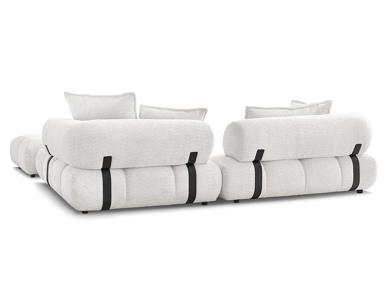 Ecksofa mit Hocker BOBOCHIC ALYA Ecksofa mit Hocker BOBOCHIC ALYA