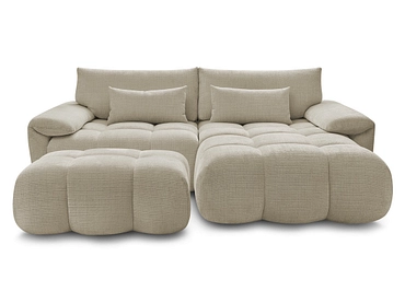 Divano ad angolo con pouf BOBOCHIC IVANE