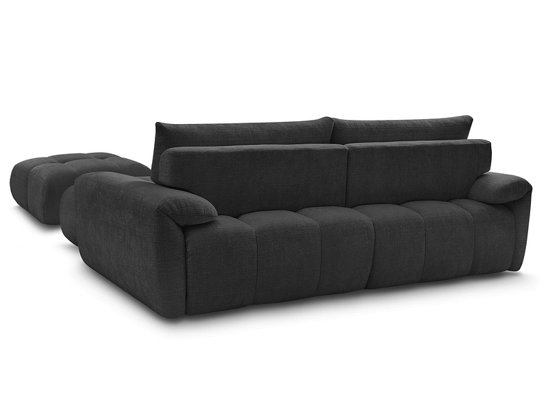 Divano ad angolo con pouf BOBOCHIC IVANE