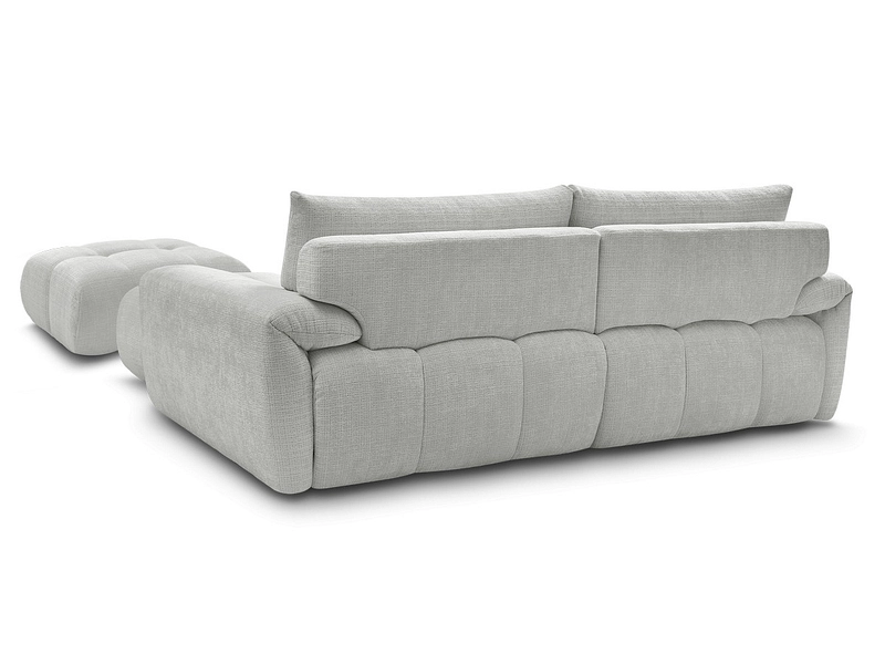 Divano ad angolo con pouf BOBOCHIC IVANE
