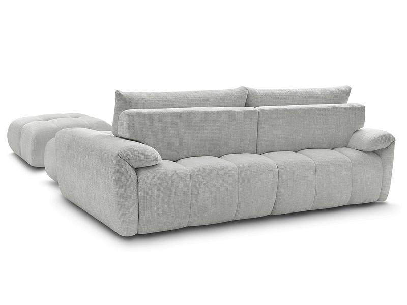 Divano ad angolo con pouf BOBOCHIC IVANE