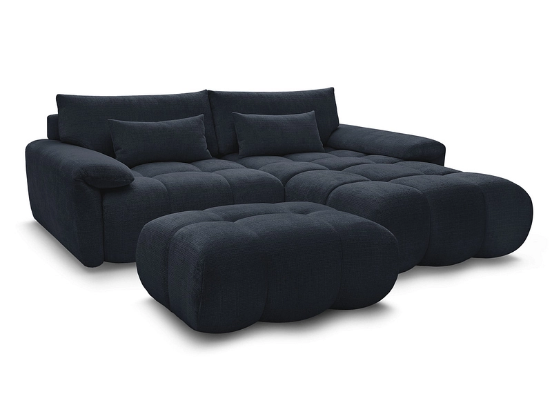 Ecksofa mit Hocker BOBOCHIC IVANE Ecksofa mit Hocker BOBOCHIC IVANE