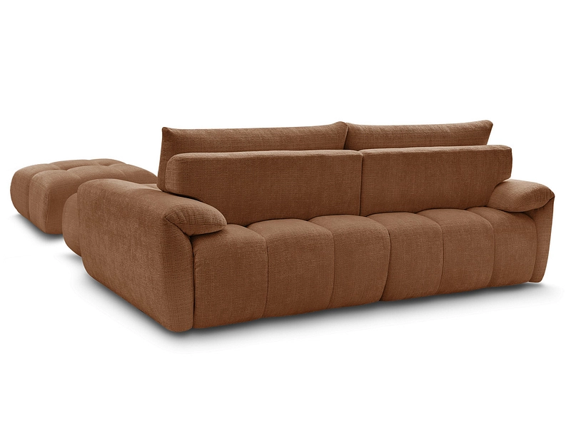 Divano ad angolo con pouf BOBOCHIC IVANE