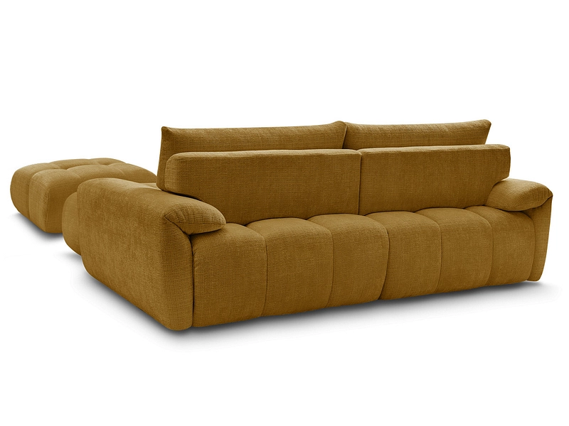 Divano ad angolo con pouf BOBOCHIC IVANE