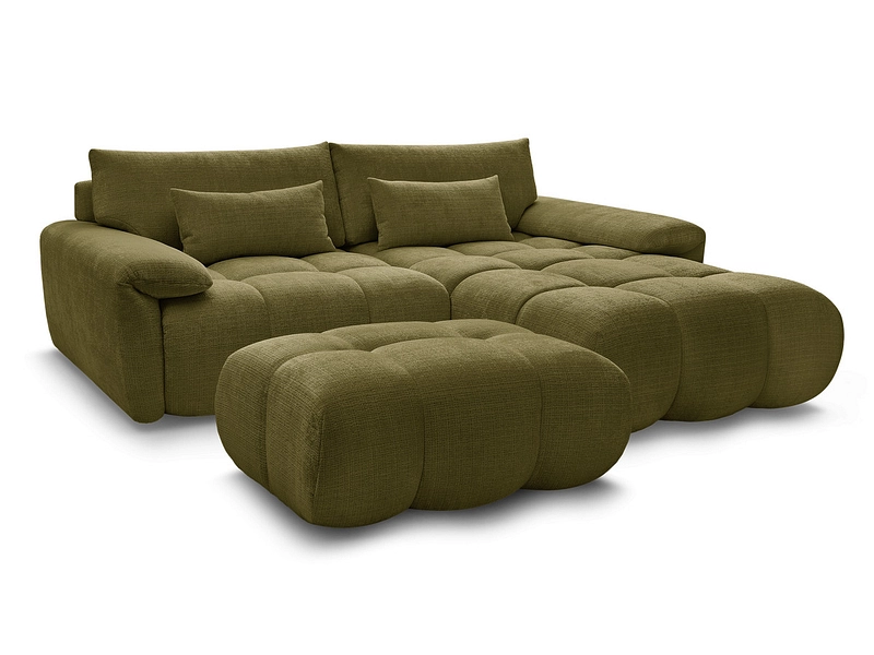 Ecksofa mit Hocker BOBOCHIC IVANE Ecksofa mit Hocker BOBOCHIC IVANE