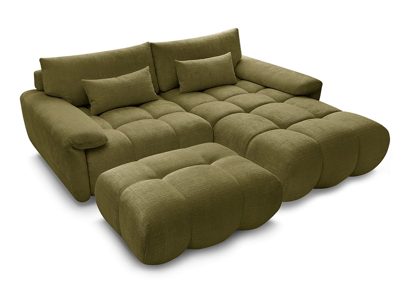 Ecksofa mit Hocker BOBOCHIC IVANE Ecksofa mit Hocker BOBOCHIC IVANE