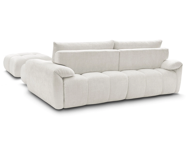 Divano ad angolo con pouf BOBOCHIC IVANE