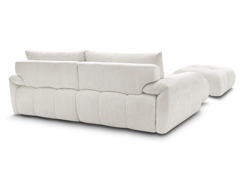 Divano ad angolo con pouf BOBOCHIC IVANE