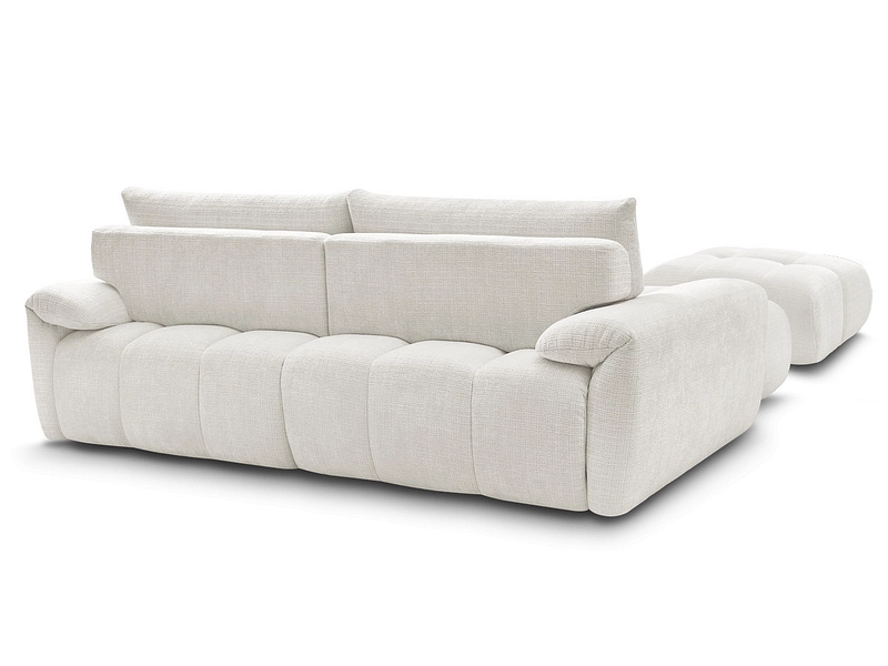 Divano ad angolo con pouf BOBOCHIC IVANE