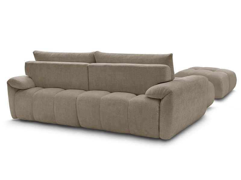 Divano ad angolo con pouf BOBOCHIC IVANE