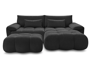 Divano ad angolo con pouf BOBOCHIC IVANE