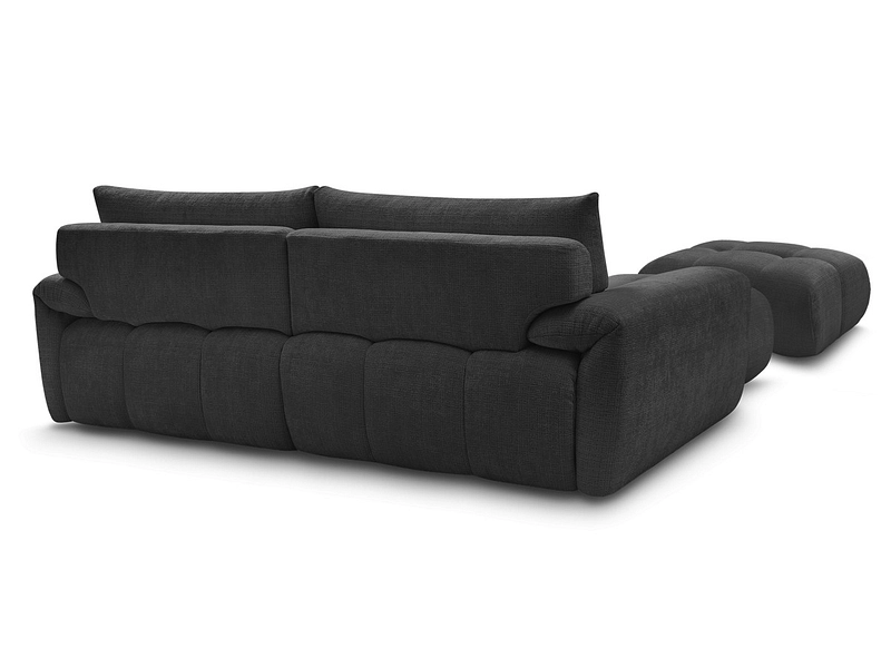 Divano ad angolo con pouf BOBOCHIC IVANE