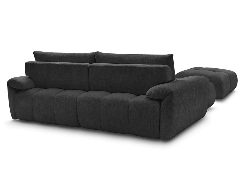 Divano ad angolo con pouf BOBOCHIC IVANE