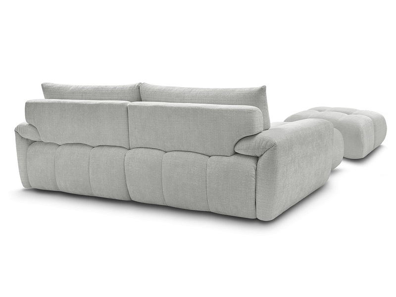 Divano ad angolo con pouf BOBOCHIC IVANE