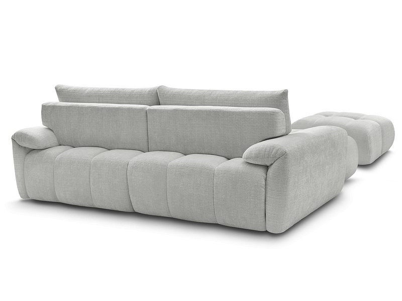 Divano ad angolo con pouf BOBOCHIC IVANE