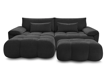 Divano ad angolo con pouf BOBOCHIC IVANE