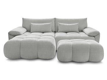 Divano ad angolo con pouf BOBOCHIC IVANE