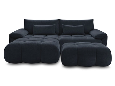 Divano ad angolo con pouf BOBOCHIC IVANE