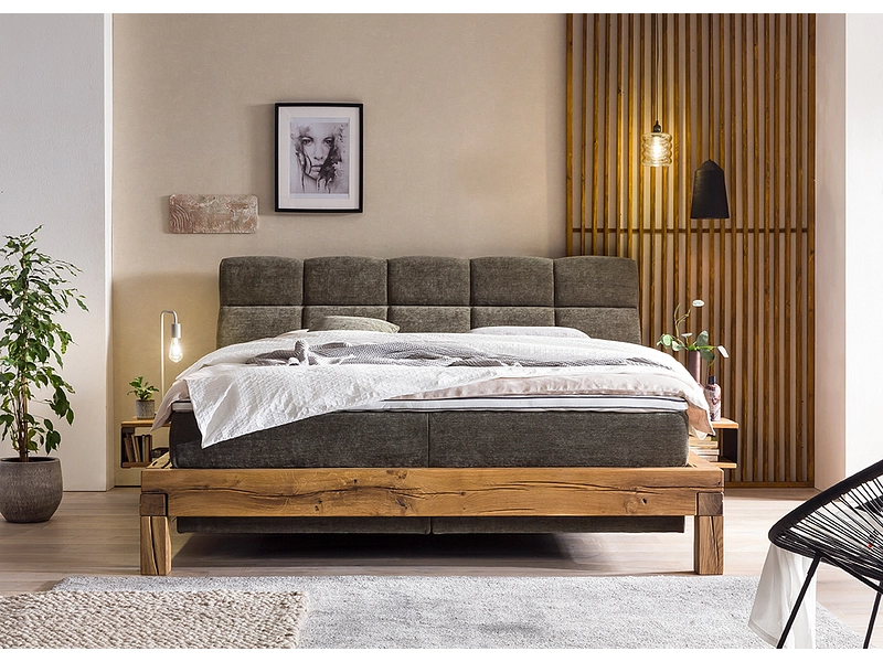 Boxspring ASPEN vert clair