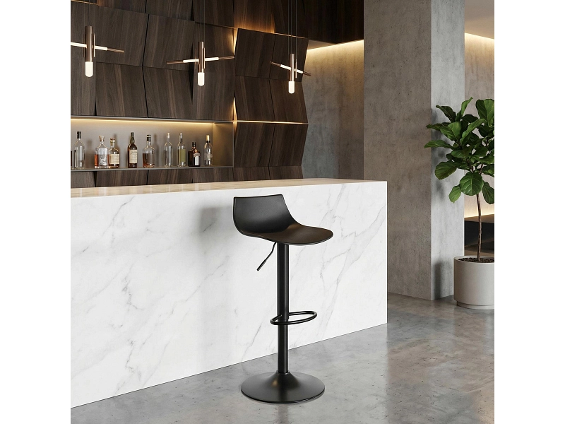 Set 2 tabourets de bar HERIBO