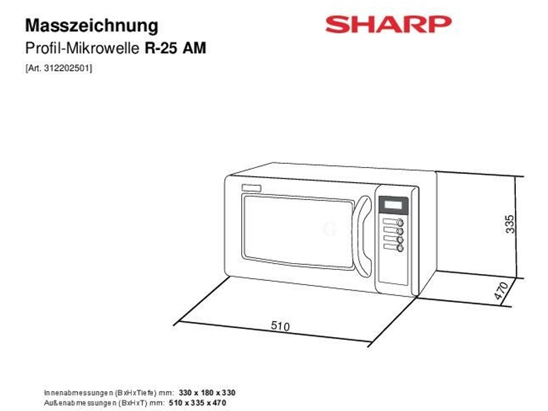 SHARP Mikrowelle SHARP Mikrowelle