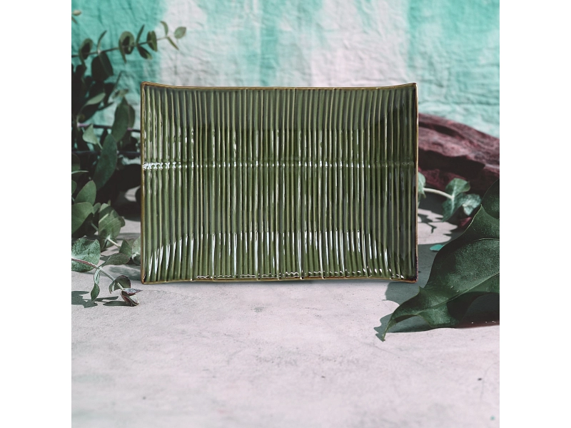 Präsentationsteller LEAF keramik