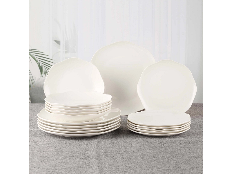 Set vaisselle WAVES porcelaine