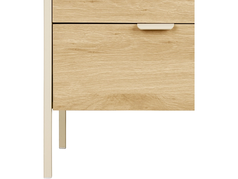 Nachttisch EDGE 2 Schubladen