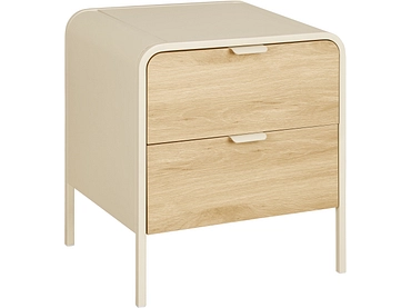 Nachttisch EDGE 2 Schubladen