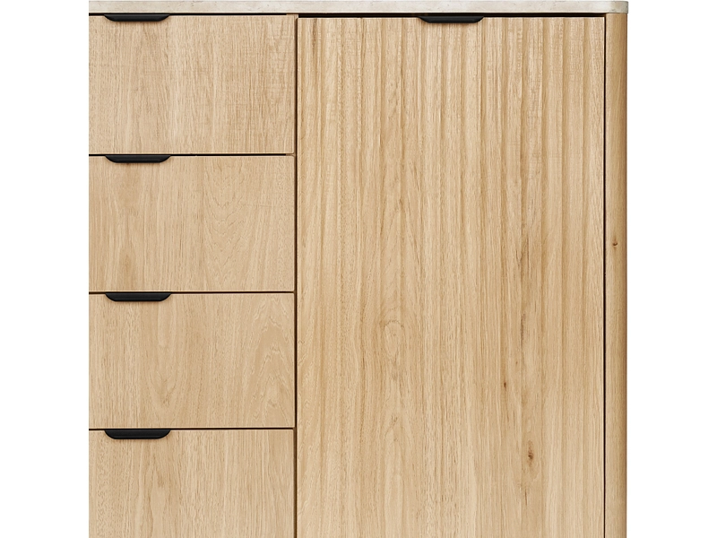 Comò MODENA 2 ante 4 cassetti