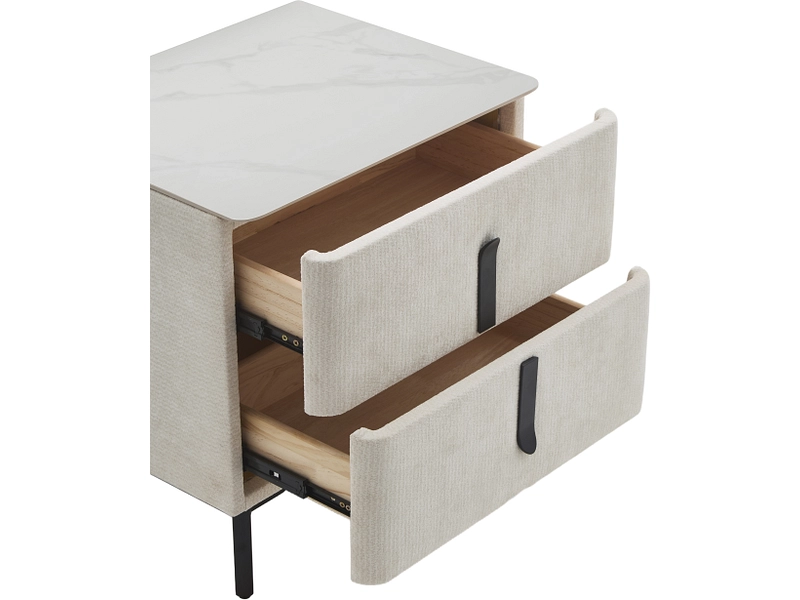 Chevet VELVET 2 tiroirs