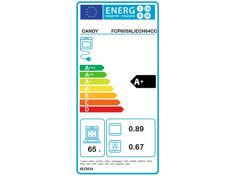 CANDY Four encastrable + plan de cuisson