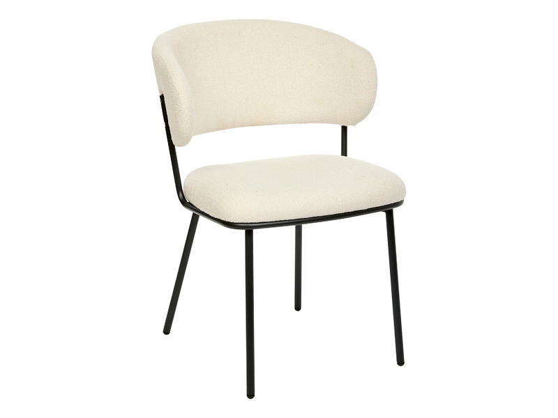 Set di 2 sedie ATMOSPHERA ALBA poliestere bianco