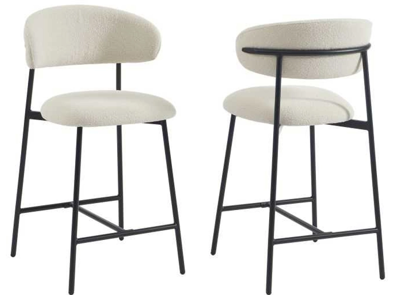BAÏTA Set 2 tabourets de bar GALLY