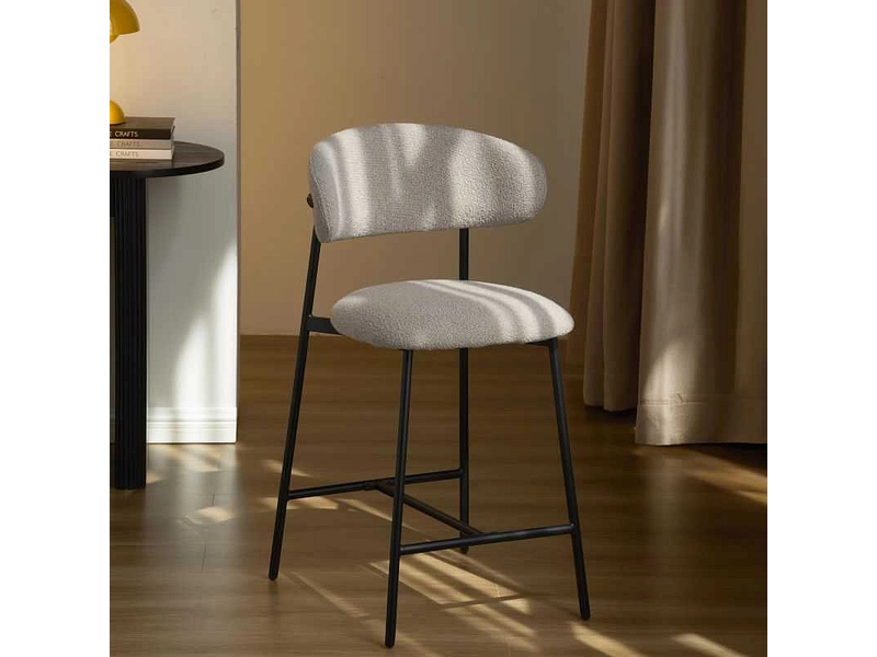 BAÏTA Set 2 tabourets de bar GALLY