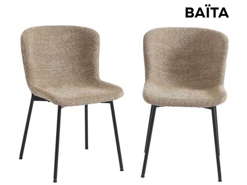 BAÏTA Set de 2 chaises GIJA BAÏTA Set de 2 chaises GIJA