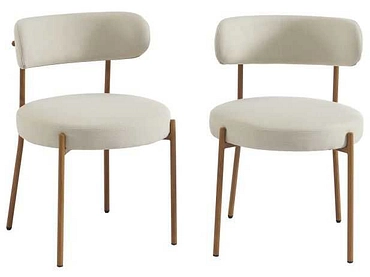 BAÏTA Set mit 2 Stühlen NOA