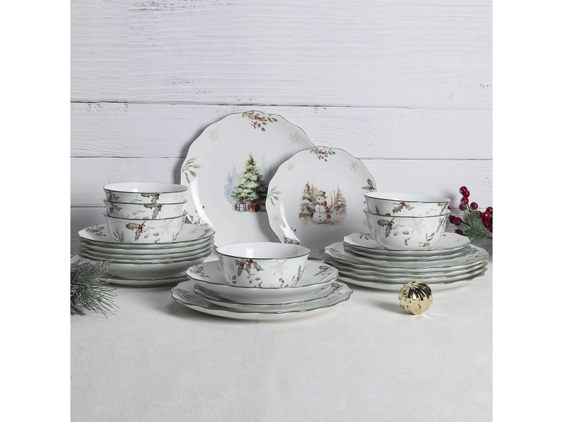 Set stoviglie CHRISTMAS porcellana Set stoviglie CHRISTMAS porcellana