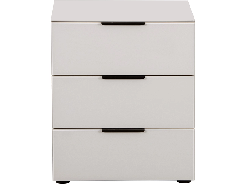 Nachttisch GLASS 3 Schubladen