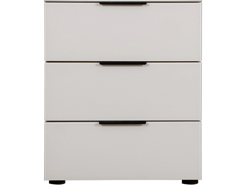 Nachttisch GLASS 3 Schubladen