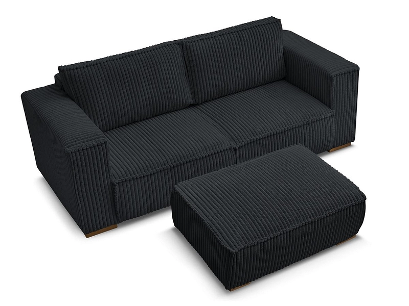 2er Sofa mit Hocker BOBOCHIC CHELSEA