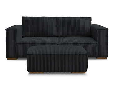 2er Sofa mit Hocker BOBOCHIC CHELSEA