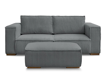 2er Sofa mit Hocker BOBOCHIC CHELSEA