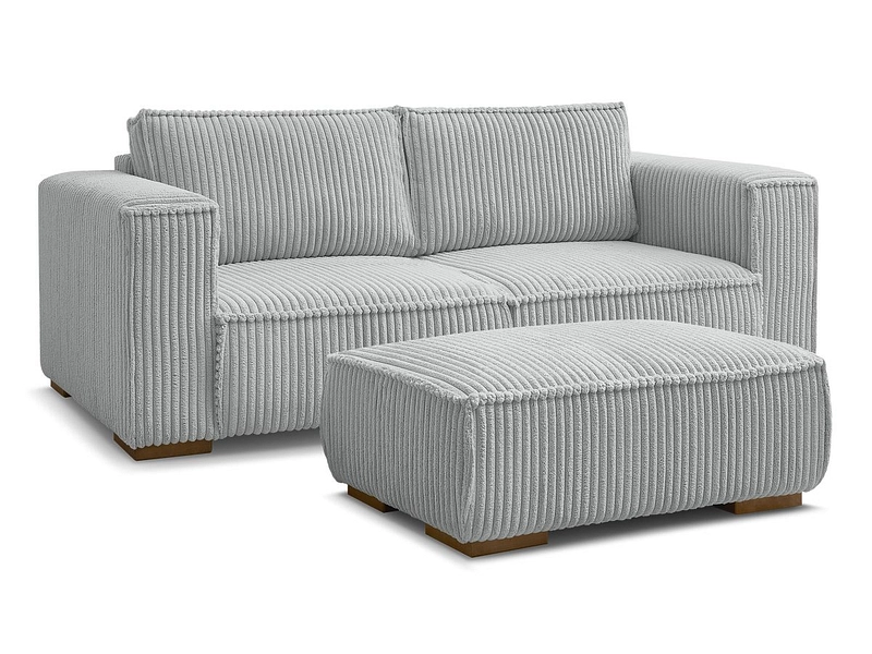 2er Sofa mit Hocker BOBOCHIC CHELSEA